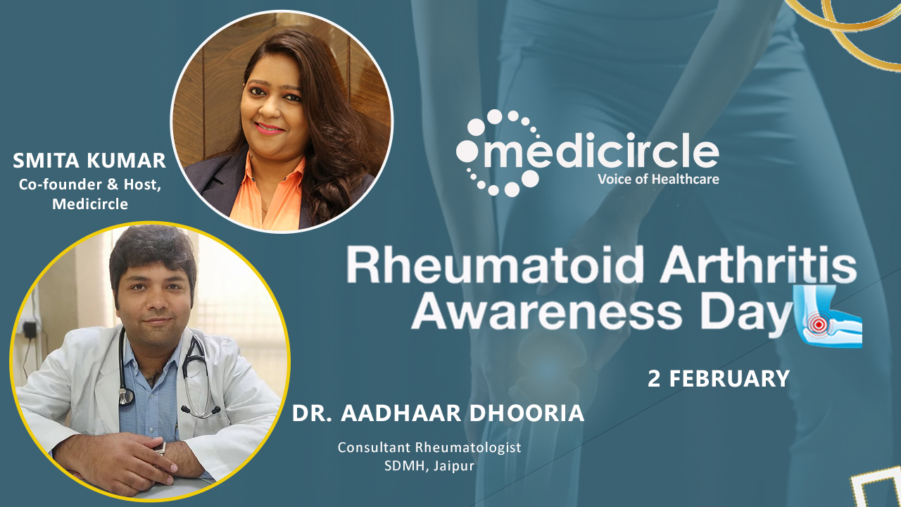 ''Early screening Rheumatoid Arthritis ensures a life free drugs & deformities,'' Dr Aadhaar Dhooria