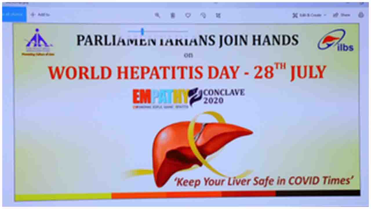 Health Minister Dr. Harsh Vardhan participated in 2nd Empathy E-Conclave on World Hepatitis Day for creating awareness among parliamentarians