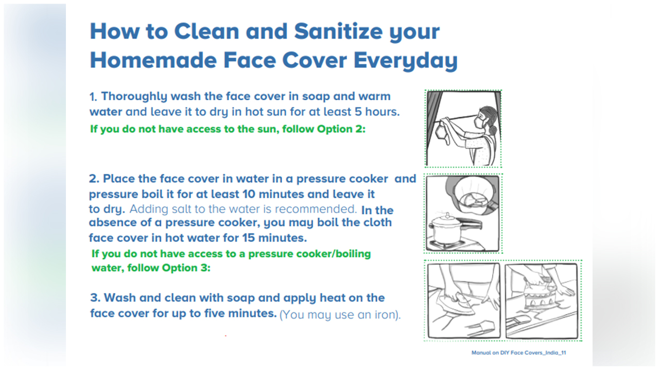 Learn How To Clean, Sanitize And Store Your Home Made Face Mask