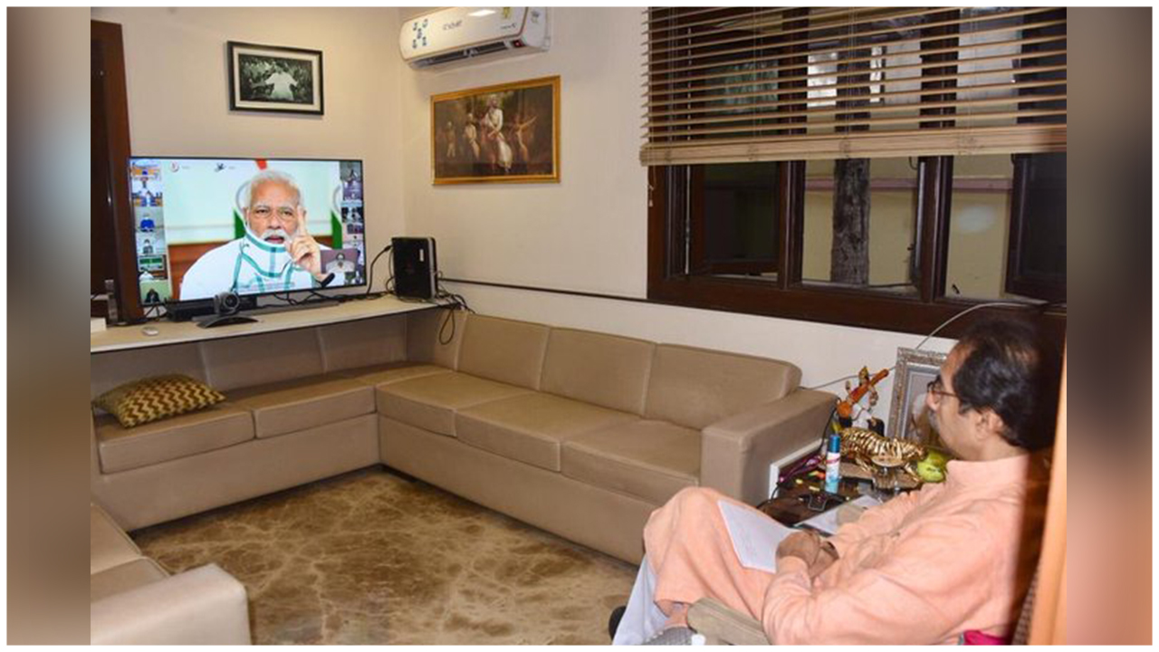 Maharashtra's CM Discusses Further Strategies To Combat Covid With The PM Over A Video Conference